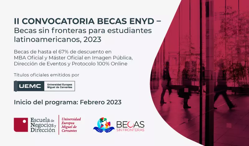 Becas ENYD - Becas sin fronteras para estudiantes latinoamericanos, 2023