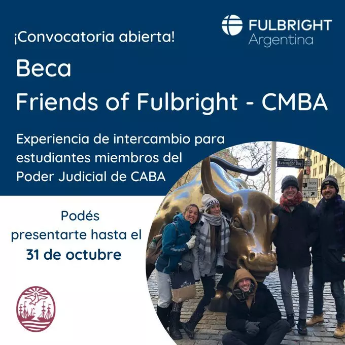 Becas Friends of Fulbright - Consejo de la Magistratura de la Ciudad de Buenos Aires, 2023
