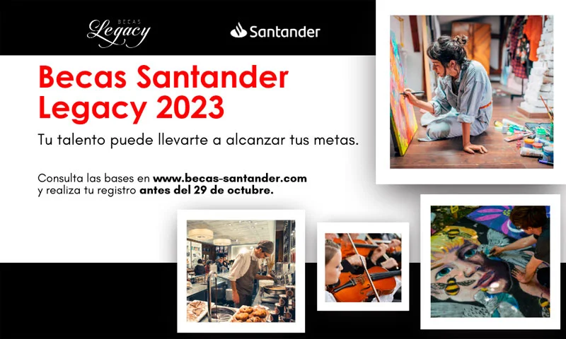Becas Santander Estudios - Legacy, 2023
