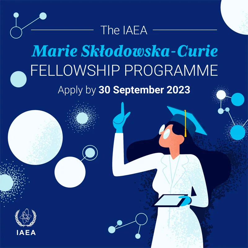 Becas Marie Sklodowska - Curie para impulsar a más mujeres en la industria nuclear, 2023