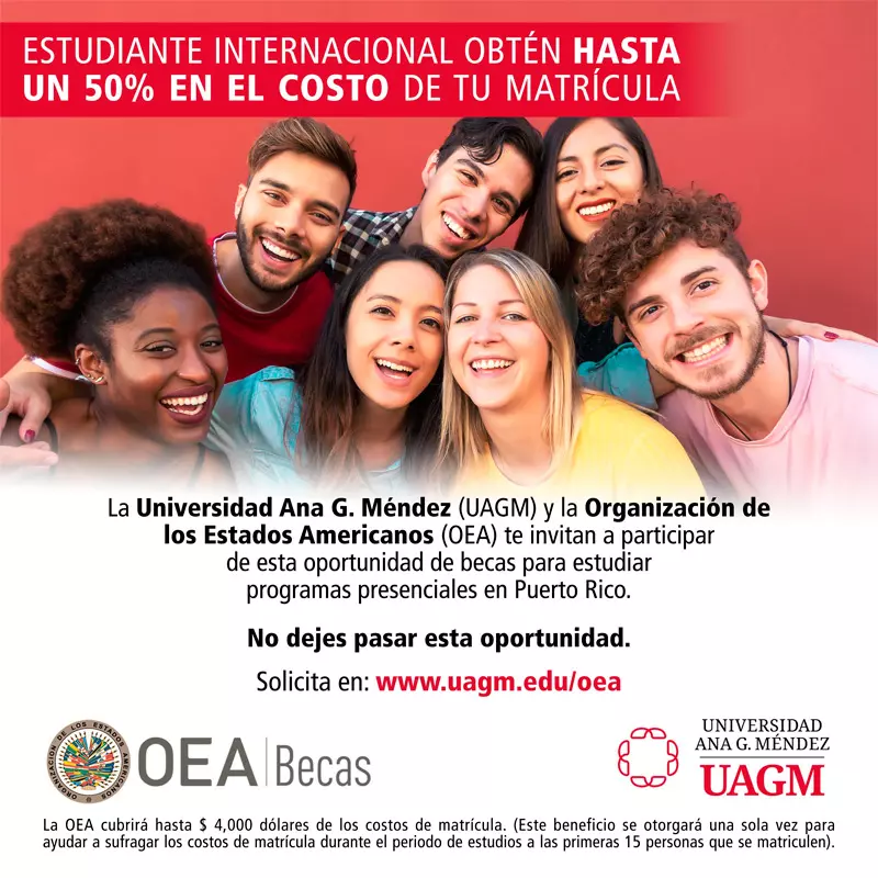 Becas OEA - Universidad Ana G. Méndez UAGM, 2023