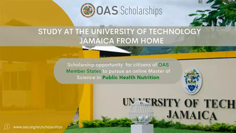 Becas OEA - UTech Jamaica para el Máster of Science in Public Health Nutrition, 2023