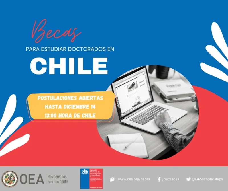 Becas para programas de Doctorado en Chile - OEA-ANID, 2023