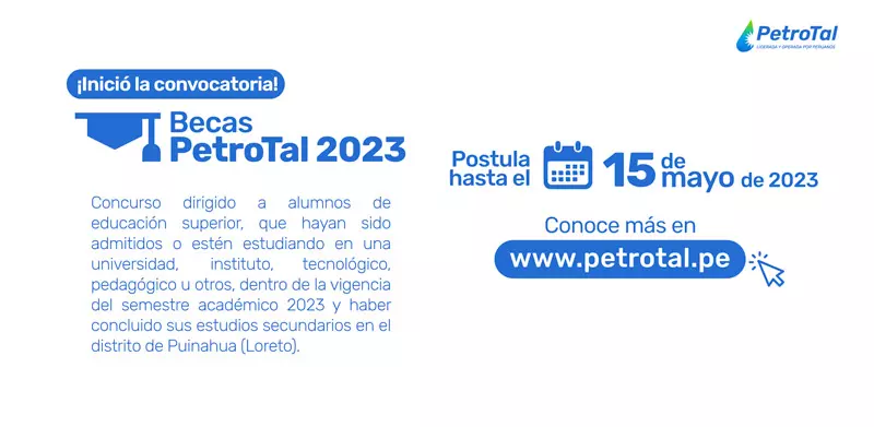 Becas PetroTal, 2023