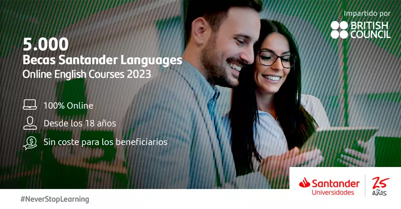 Becas Santander Language | Online English Courses - British Council, 2023