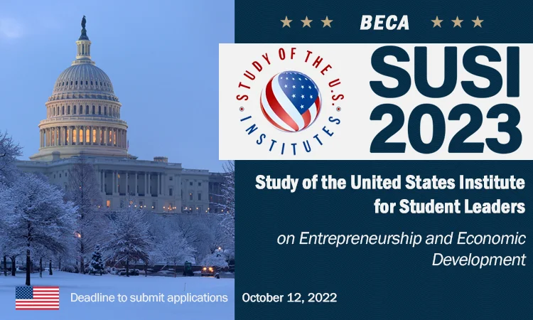 Becas SUSI Student Leader on Social Entrepreneurship del Gobierno de los Estados Unidos para uruguayos, 2023
