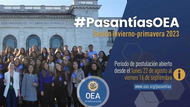 Programa de pasantías en la OEA, 2023