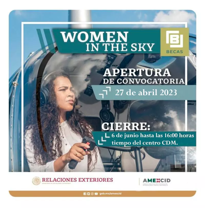 Programa Women in The Sky - Amexcid, 2023