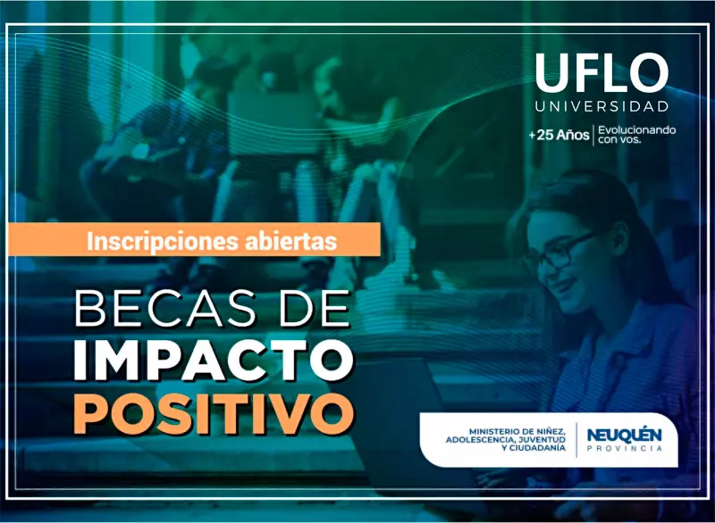 Imagen de Becas de impacto positivo - UFLO Universidad, 2023