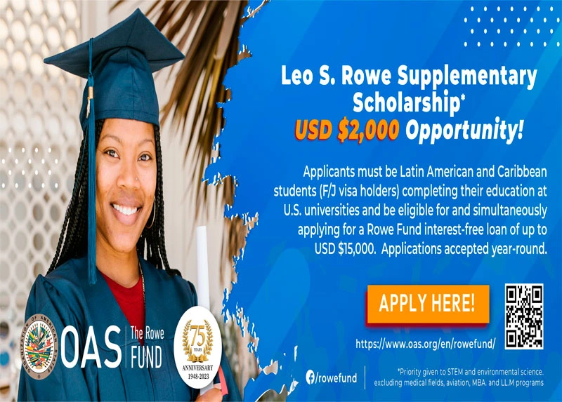 Becas OEA - Rowe Fund Student Loan program, 2023