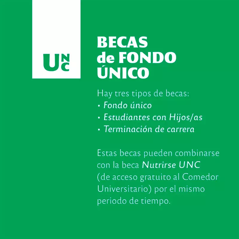 Imagen de Becas Fondo Único de la Universidad Nacional de Córdoba - UNC, 2023