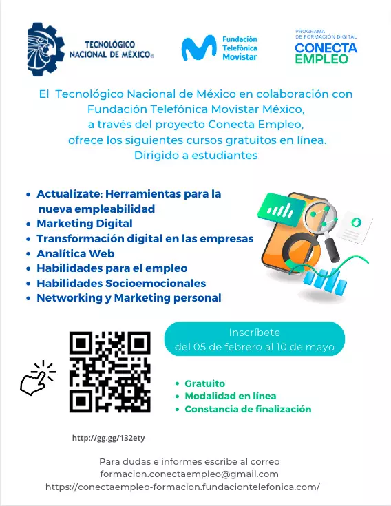 Imagen de Becas FTM Conecta Empleo - Tecnológico Nacional de México TecNM, 2023