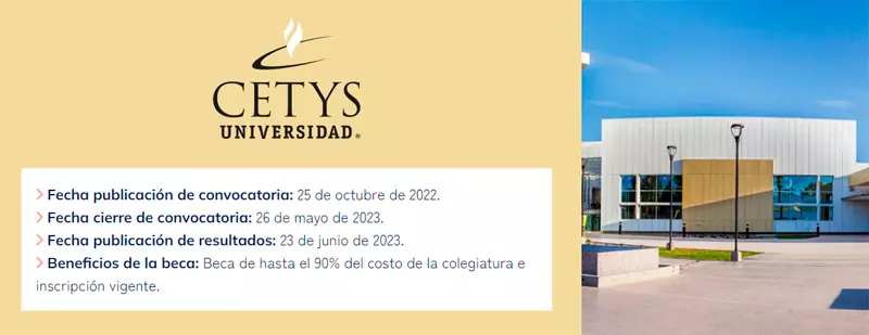 Imagen de Becas Fundación Esposos Rodríguez - CETYS Campus Mexicali, 2023