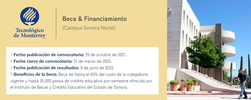 Imagen de Becas Fundación Esposos Rodríguez - Tecnológico de Monterrey, Beca y Financiamiento, 2023