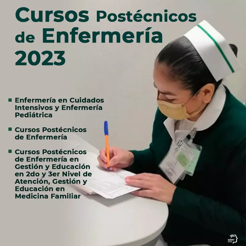 Imagen de Becas para cursos postécnicos de enfermería del IMSS, 2023