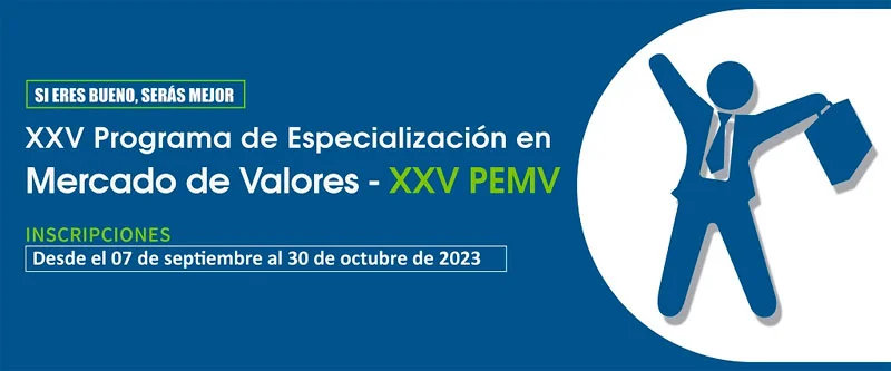 Becas Programa de Especialización en Mercado de Valores - PEMV XXV, 2023