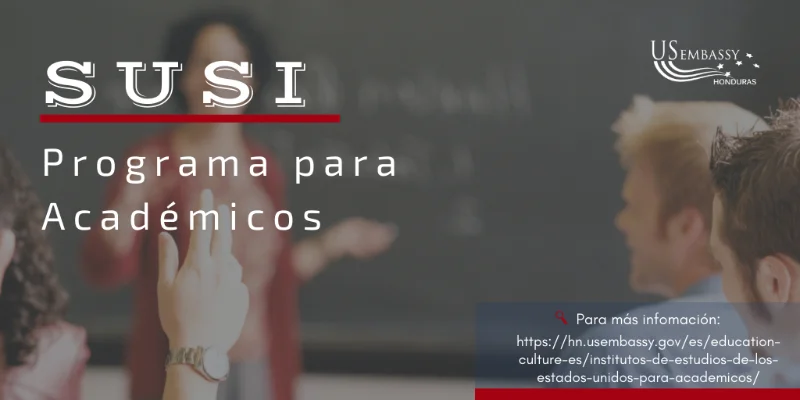 Imagen de Becas SUSI para académicos hondureños, 2023