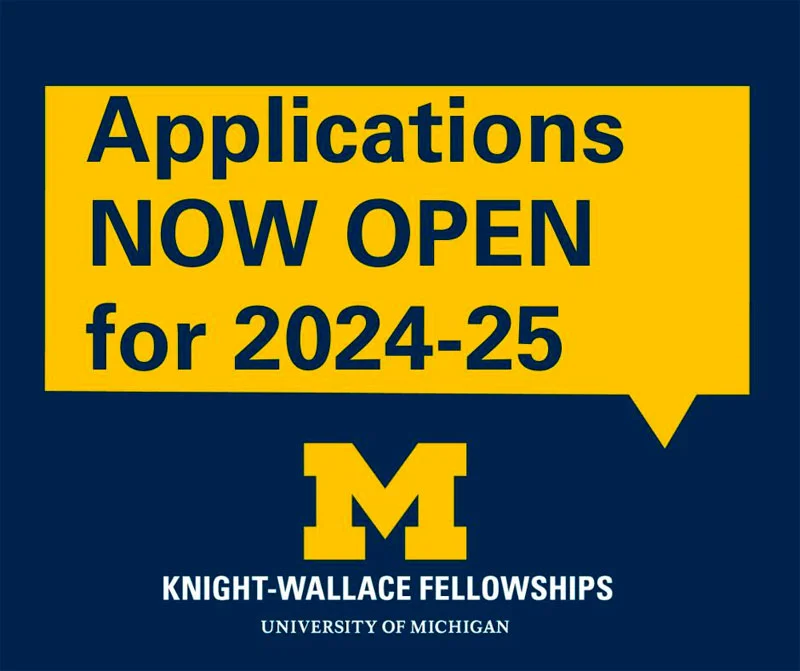 Becas Knight-Wallace de la Universidad de Michigan para periodistas, 2024-2025