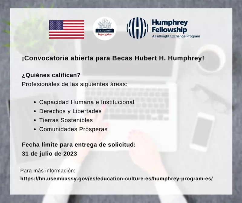 Becas Hubert H. Humphrey para hondureños, 2024
