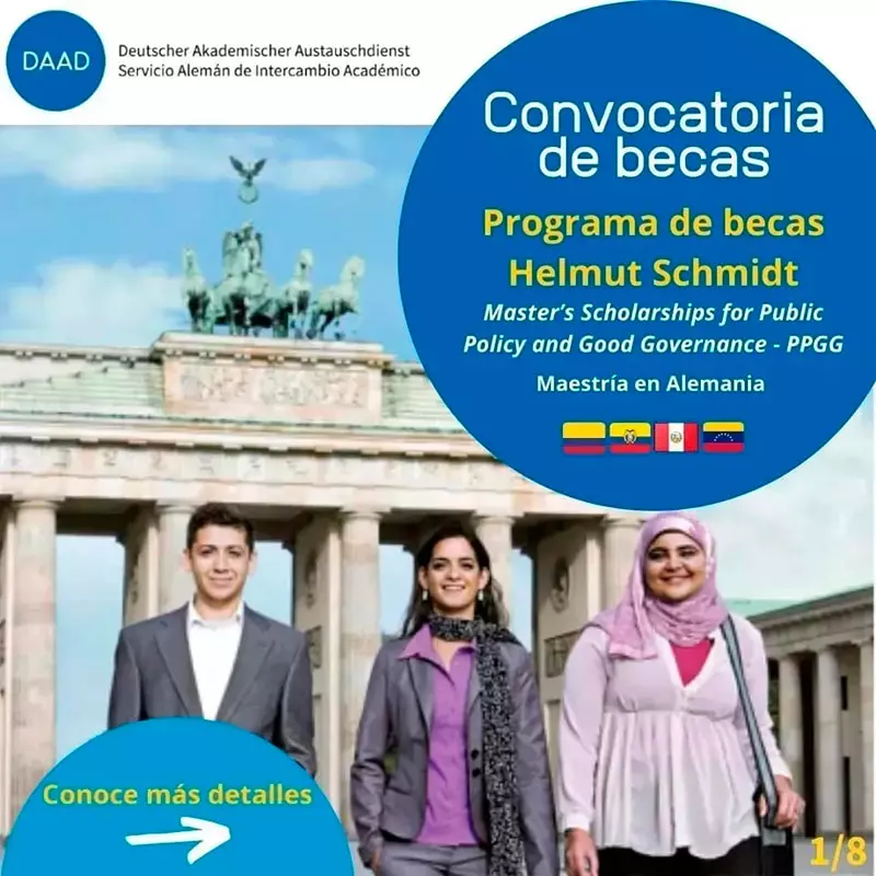 Imagen de Becas del programa Helmut Schmidt del DAAD en Alemania, 2024