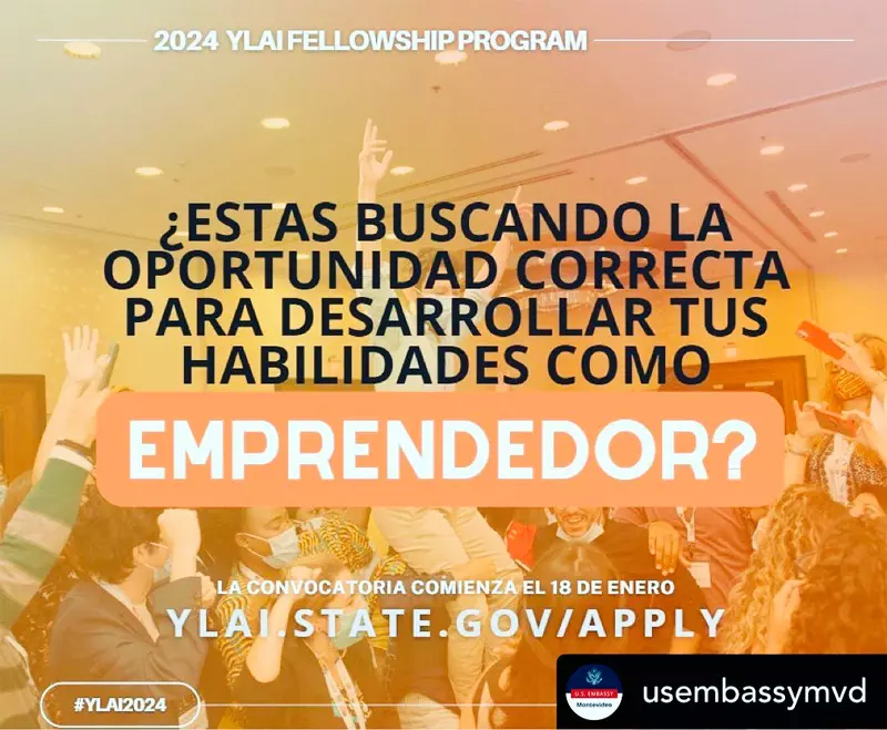 Imagen de Becas YLAI - Young Leaders of the Americas Initiative - Fellowship Program, 2024