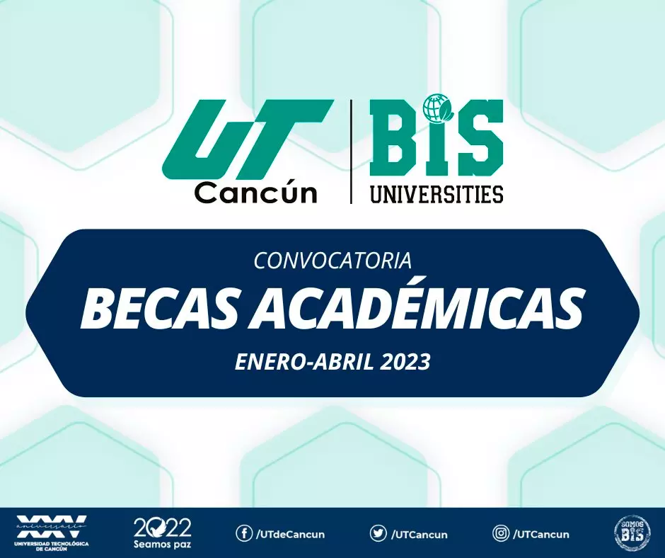 Beca de apoyo alimenticio de la Universidad Tecnológica de Cancún, enero-abril 2023
