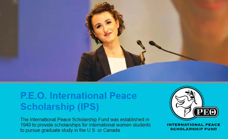 Becas internacionales para la paz - P.E.O. International Peace Scholarship, 2024-2025