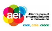Imagen con el logotipo de Alianza para el Emprendimiento e Innovación - AEI