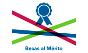 Imagen con el logotipo de Becas al Mérito Fundación Roca