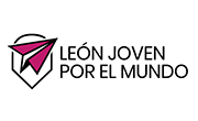 Imagen con el logotipo de Becas León joven por el mundo
