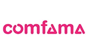 Imagen con el logotipo de Comfama