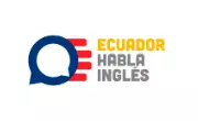 Imagen con el logotipo de Ecuador habla inglés