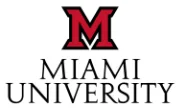 Imagen con el logotipo de Miami University