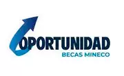 Imagen con el logotipo de Oportunidad Becas Mineco