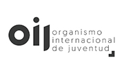 Imagen con el logotipo de Organismo Internacional de Juventud - OIJ